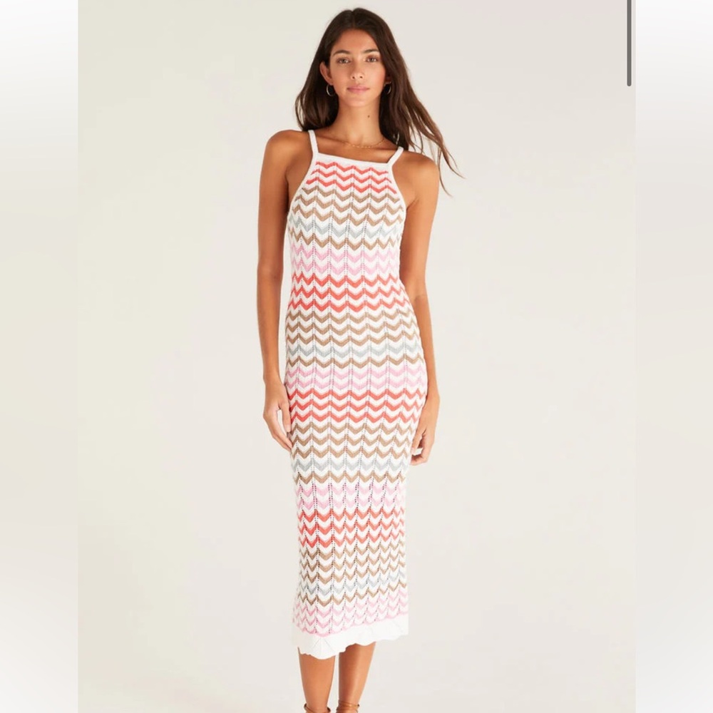 Camille stripe crochet zsupply dress